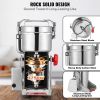 VEVOR 1000g Electric Grain Mill Grinder, 3750W High-Speed Commercial Spice Grinders, Stainless Steel Swing Type Pulverizer Powder Machine, for Spices