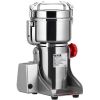 VEVOR 1000g Electric Grain Mill Grinder, 3750W High-Speed Commercial Spice Grinders, Stainless Steel Swing Type Pulverizer Powder Machine, for Spices