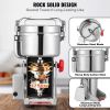 VEVOR 2500g Electric Grain Mill Grinder, 3750W High-Speed Commercial Spice Grinders, Stainless Steel Swing Type Pulverizer Powder Machine, for Spices