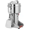 VEVOR 2500g Electric Grain Mill Grinder, 3750W High-Speed Commercial Spice Grinders, Stainless Steel Swing Type Pulverizer Powder Machine, for Spices