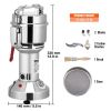 VEVOR 150g Electric Grain Mill Grinder, High Speed 1050W Commercial Spice Grinders, Stainless Steel Pulverizer Powder Machine, for Dry Herbs Grains Sp