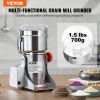 VEVOR 700g Electric Grain Mill Grinder, High Speed 2500W Commercial Spice Grinders, Stainless Steel Pulverizer Powder Machine, for Dry Herbs Grains Sp