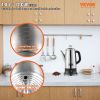 VEVOR 12-Cup Electric Percolator Coffee Pot, 304 Stainless Steel Coffee Percolator with Keep Warm Function & Heat-Resistant Handle, Classic Coffee Mak