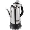 VEVOR 12-Cup Electric Percolator Coffee Pot, 304 Stainless Steel Coffee Percolator with Keep Warm Function & Heat-Resistant Handle, Classic Coffee Mak
