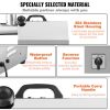 VEVOR Electric Meat Grinder, 8.3 Lb/Min, 650W（3800W MAX) Industrial Meat Mincer with 2 Blade, 3 Grinding Plates, Sausage Kit 304 Stainless Steel Comme