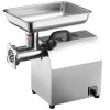 VEVOR Electric Meat Grinder, 8.3 Lb/Min, 650W（3800W MAX) Industrial Meat Mincer with 2 Blade, 3 Grinding Plates, Sausage Kit 304 Stainless Steel Comme
