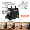 VEVOR Electric Meat Grinder, 419 Lb/H Capacity, 575W（1100W MAX) Industrial Meat Mincer w/ 2 Blade, 3 Grinding Plates, Sausage Maker Die-cast Aluminum