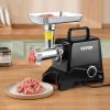 VEVOR Electric Meat Grinder, 419 Lb/H Capacity, 575W（1100W MAX) Industrial Meat Mincer w/ 2 Blade, 3 Grinding Plates, Sausage Maker Die-cast Aluminum