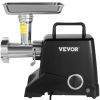 VEVOR Electric Meat Grinder, 419 Lb/H Capacity, 575W（1100W MAX) Industrial Meat Mincer w/ 2 Blade, 3 Grinding Plates, Sausage Maker Die-cast Aluminum