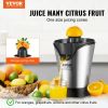 VEVOR Electric Citrus Juicer, Orange Juice Squeezer With One Juicing Cone, 100W Stainless Steel Filter Orange Juice Maker, Easy To Clean For Oranges,