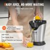 VEVOR Electric Citrus Juicer, Orange Juice Squeezer With One Juicing Cone, 100W Stainless Steel Filter Orange Juice Maker, Easy To Clean For Oranges,