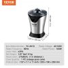 VEVOR Electric Citrus Juicer, Orange Juice Squeezer With One Juicing Cone, 100W Stainless Steel Filter Orange Juice Maker, Easy To Clean For Oranges,