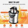 VEVOR Electric Citrus Juicer, Orange Juice Squeezer with Two Size Juicing Cones, 300W Stainless Steel Orange Juice Maker with Soft Grip Handle, For Or