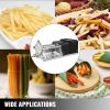 VEVOR Electric French Fry Cutter with 6mm 9mm 13mm and 8-Wedge Blade Potato Chip Cutter Machine 110V 40W Stainless Steel Electric Potato Cutter Horizo