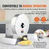 VEVOR Electric Vegetable Slicer, 0-0.5"/0-12mm Thickness Adjustable Commercial Slicer Machine, Convertible to Manual, Stainless Steel Food Cutter Slic
