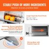 VEVOR Electric Vegetable Slicer, 0-0.5"/0-12mm Thickness Adjustable Commercial Slicer Machine, Convertible to Manual, Stainless Steel Food Cutter Slic