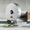 VEVOR Electric Vegetable Slicer, 0-0.5"/0-12mm Thickness Adjustable Commercial Slicer Machine, Convertible to Manual, Stainless Steel Food Cutter Slic