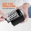 VEVOR Electric Cheese Grater Salad Maker, 250W Salad Shooter, Electric Vegetable Slicer Shredder Chopper for Fruits with 5 Attachments, Stainless Stee
