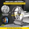 VEVOR Electric Food Slicer, 10In Manual Vegetable Fruit Slicer, 0-0.4 In Adjustable Thickness Fruit Slicer Machine with Removable Stainless Steel Blad
