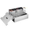 VEVOR Commercial Electric Deep Fryer Countertop Deep Fryer 3000W 18Qt / 17L