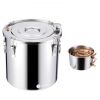 Moonshine Still 13.2Gal Water Wine Alcohol Distiller Brewing Kit Stainless Steel