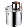 Moonshine Still 13.2Gal Water Wine Alcohol Distiller Brewing Kit Stainless Steel