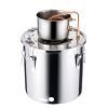 Moonshine Still 8 Gal Water Wine Alcohol Distiller Brewing Kit Stainless Steel