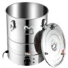 VEVOR Alcohol Still, 9 Gal 30L Water Alcohol Distiller, Home Distillery Kit include Stainless Steel Tube & Pump & One-way Exhaust Valve & Thermometer