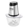 VEVOR Food Processor, Electric Meat Grinder with 4 Stainless Steel Blades, 400W Electric Food Chopper, 5 Cup Glass Bowl, 2 Speeds Food Grinder for Bab