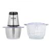 VEVOR Food Processor, Electric Meat Grinder with 4-Wing Stainless Steel Blades, 8 Cup+5 Cup Two Bowls, 400W Electric Food Chopper, 2 Speeds Food Grind