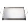 VEVOR Stove Top Griddle, 23.5"x16" Pre-Seasoned Stainless Steel Griddle, Rectangular Double Burner Griddle Pan, Non-Stick Family Pan Cookware with Han