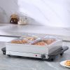 VEVOR Electric Buffet Server & Food Warmer, 14" x 14" Portable Stainless Steel Chafing Dish Set with Temp Control & Oven-Safe Pan, Perfect for Caterin