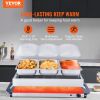 VEVOR Electric Buffet Server & Food Warmer, 25.6" x 15" Portable Stainless Steel Chafing Dish Set with Temp Control & Oven-Safe Pan, Perfect for Cater