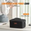 VEVOR Portable Oven, 110-120V Home/Office Food Warmer, 80W (Max 100W) Portable Mini Personal Microwave, 2QT Electric Heated Lunch Box, Compatible with