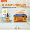 VEVOR Portable Oven, 110V Home/Office Food Warmer, 80W (Max 100W) Portable Mini Personal Microwave, 2QT Electric Heated Lunch Box, Compatible with Gla