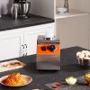 VEVOR Electric Bottle Warmer with Bottle, 0.57 Qt Commercial Cheese Dispenser, Hot Fudge Warmer 86-185℉ Temp Adjustable, Plastic Bottle Nacho Cheese S