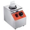 VEVOR Electric Bottle Warmer with Bottle, 0.57 Qt Commercial Cheese Dispenser, Hot Fudge Warmer 86-185℉ Temp Adjustable, Plastic Bottle Nacho Cheese S