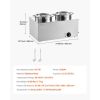 Commercial Soup Warmer Soup Station with 2*6.34Qt Pot Soup Kettle Warmer