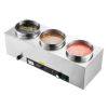Commercial Soup Warmer Soup Station with 3*6.34Qt Pot Soup Kettle Warmer