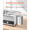 Commercial Soup Warmer Soup Station with 2-Pot & 3-Pan Soup Kettle Warmer