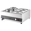 Commercial Soup Warmer Soup Station with 2-Pot & 3-Pan Soup Kettle Warmer