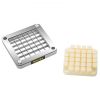 VEVOR Replacement Chopper Blade, 1/2 inch, 3 PCS French Fry Blade Assembly with 6 Extra Knives, Stainless Steel Dicer Parts and Push Block for Cutting