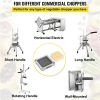 VEVOR Replacement Chopper Blade, 1/4 inch, 3 PCS French Fry Blade Assembly with 6 Extra Knives, Stainless Steel Dicer Parts and Push Block for Cutting