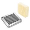 VEVOR Replacement Chopper Blade, 1/4 inch, 3 PCS French Fry Blade Assembly with 6 Extra Knives, Stainless Steel Dicer Parts and Push Block for Cutting