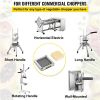 VEVOR Replacement Chopper Blade, 3/8 inch, 3 PCS French Fry Blade Assembly with 6 Extra Knives, Stainless Steel Dicer Parts and Push Block for Cutting