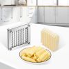 VEVOR Replacement Chopper Blade, 3/8 inch, 3 PCS French Fry Blade Assembly with 6 Extra Knives, Stainless Steel Dicer Parts and Push Block for Cutting