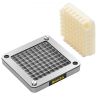 VEVOR Replacement Chopper Blade, 3/8 inch, 3 PCS French Fry Blade Assembly with 6 Extra Knives, Stainless Steel Dicer Parts and Push Block for Cutting