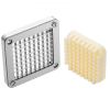 VEVOR Replacement Chopper Blade, 3/8 inch, 3 PCS French Fry Blade Assembly with 6 Extra Knives, Stainless Steel Dicer Parts and Push Block for Cutting