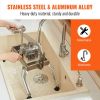 VEVOR Commercial Vegetable Slicer, 1/4 and 1/2 inch Tomato Slicer, Stainless Steel and Aluminum Alloy Vegetable Cutter Slicer, Manual Tomato Slicer wi