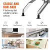 VEVOR Commercial Vegetable Slicer, 3/8" and 3/16" Tomato Slicer, Stainless Steel and Aluminum Alloy Vegetable Cutter Slicer, Manual Tomato Slicer with
